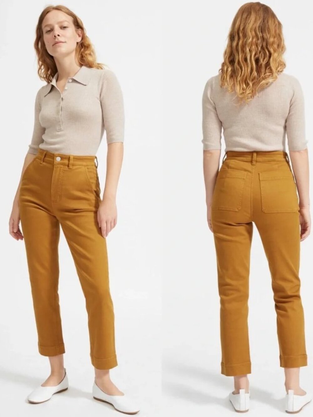 Everlane Cropped Straight Short Size 8